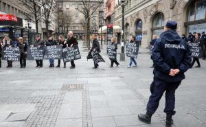Foto: Tanjug / Skup Žena u crnom u Beogradu
