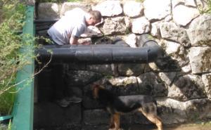 Foto: Dženan Kriještorac / Radiosarajevo.ba / Spašavanje psa iz Koševskog potoka