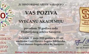 Historijski arhiv Sarajevo /  70 godina rada i postojanja