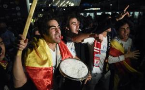 FOTO: EPA / Proslava titule Reala na ulicama Madrida