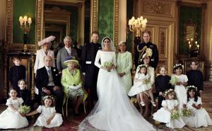 Foto: Twitter / Meghan Markle i princ Harry s porodicom na dan vjenčanja