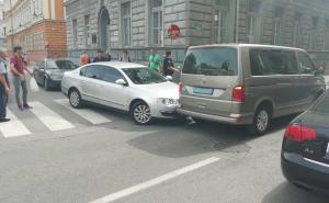 FOTO: Radiosarajevo.ba / Kod Doma oružanih snaga BiH u Sarajevu desila se saobraćajna nesreća
