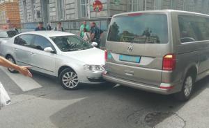 FOTO: Radiosarajevo.ba / Kod Doma oružanih snaga BiH u Sarajevu desila se saobraćajna nesreća