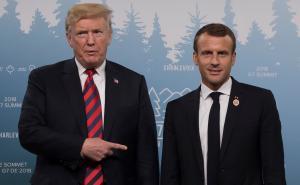 FOTO: EPA / Trump i Macron 