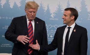 FOTO: EPA / Trump i Macron 
