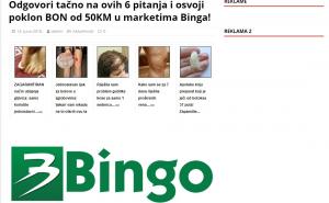 Foto: Bingo / Upozorenje iz Binga!
