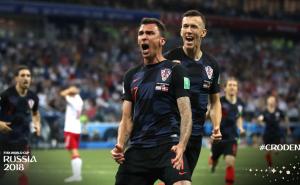 Twitter / Detalj sa meča Hrvatska - Danska na Mundijalu u Rusiji