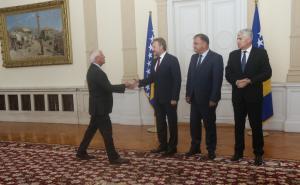 FOTO: Radiosarajevo.ba / Visoka američka delegacija predvođena senatorom Wickerom sa članovima Predsjedništva BiH
