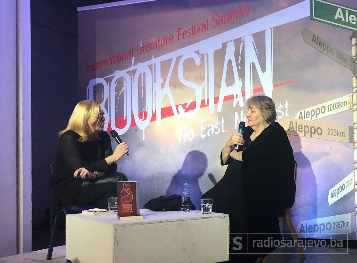 FOTO: Radiosarajevo.ba/Dubravka Ugrešić na festivalu Bookstan