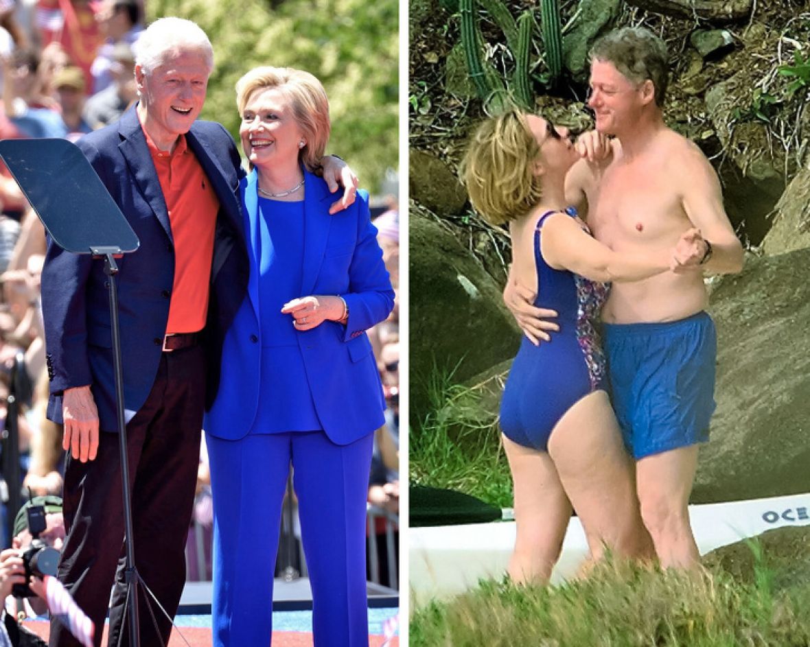 Hillary clinton bathing suit