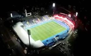 Foto: Radiosarajevo.ba / Stadion Grbavica u prelijepom dekoru