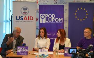 Foto: Koalicija Pod lupom / Detalj sa konferencije za medije u Bijeljini