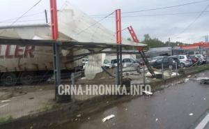 Foto: Crna hronika / Sudar teretnih vozila kod Tuzle