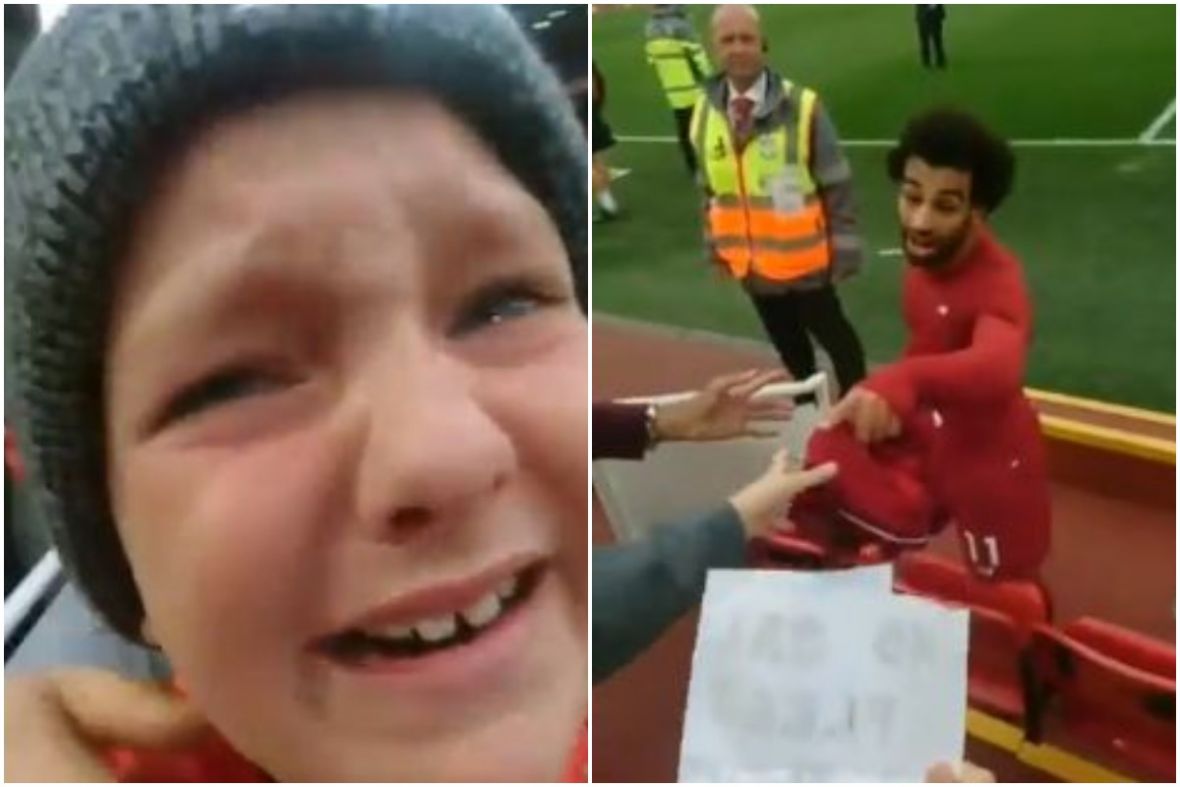 PrtScr/Mohamed Salah oduševio mališana gestom i poklonom