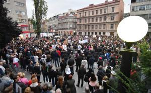 Foto: Nedim Grabovica / Radiosarajevo.ba / S današnjih protesta za Dženana Memića u Sarajevu