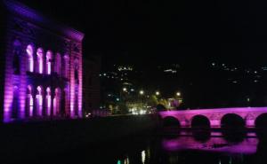 Foto: Think Pink / Simboličnim osvjetljavanjem bh. gradova počela akcija