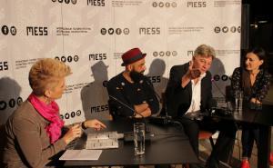 Foto: Samir Leskovac / Radiosarajevo.ba / Chris Keulemans i Khaled Enkidu na press konferenciji 58. Messa