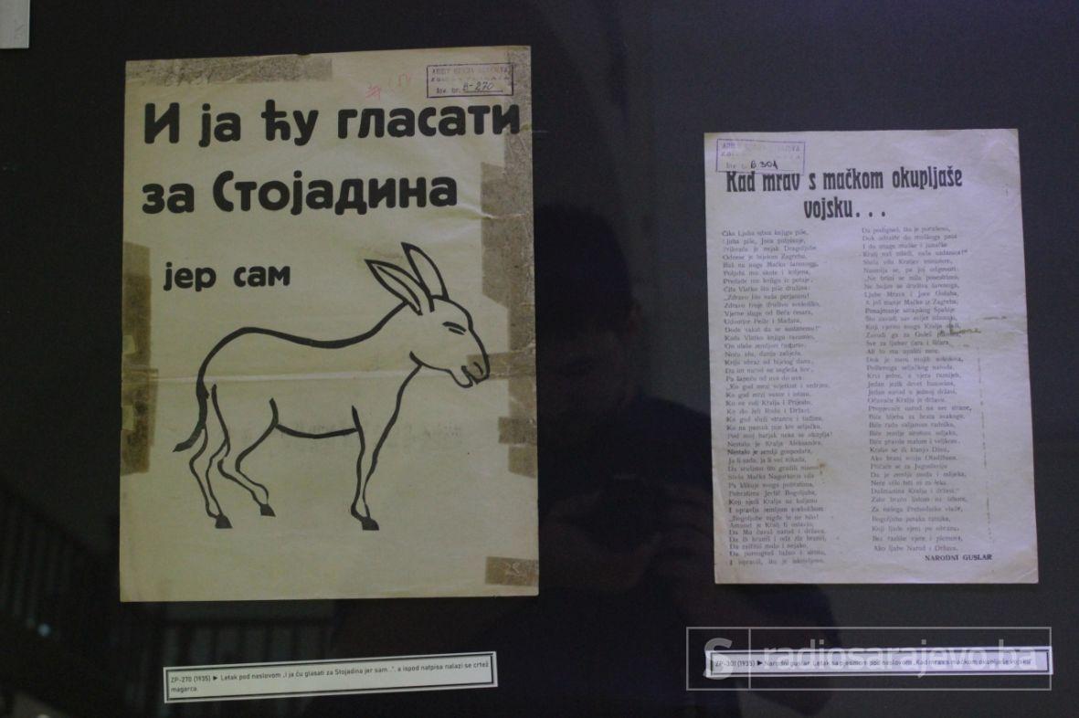 Foto: Samir Leskovac / Radiosarajevo.ba/Historijski arhiv otvorio je izložbu pod naslovom „Predizborni plakati između dva svjetska rata (1918-1941)“