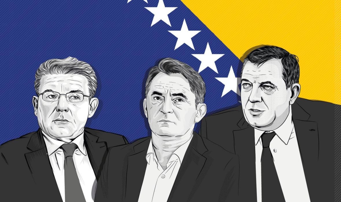 FOTO: Radiosarajevo.ba/Džaferović, Komšić i Dodik: Danas polažu zakletvu