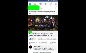 PrtScr /  Amar Češljar nedavno je komentarisao na Facebooku članak o mostarskim protestima