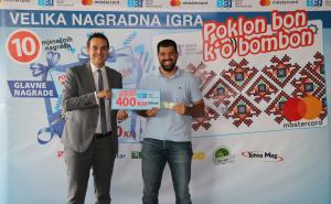 Foto: BBI Banka / Izvučeni dobitnici prvog kruga nagradne igre BBI Banke i Mastercarda: Poklon bon k'o bombon