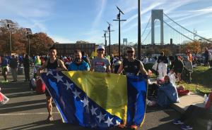 Foto: Facebook  / Mirzet Halilović sa prijateljima na startu utrke u New Yorku