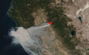 Foto: NASA / Na fotografijama iz svemira se vidi kako čudovišno izgleda požar u Kaliforniji