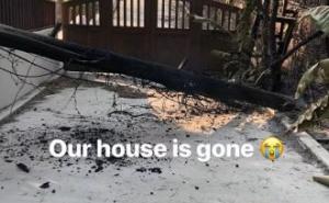 Instagram /  April Love Geary je objavila da je njihov dom uništen