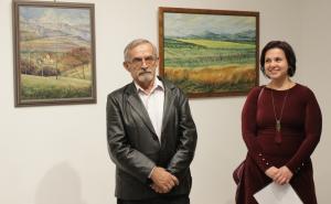 Foto: Samir Leskovac / S otvaranja izložbe "Slike" akademskog slikara Ranka Ostojića pri Ambasadi Slovenije