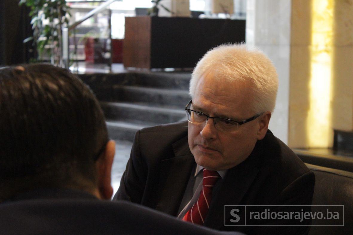 Foto: Samir Leskovac / Radiosarajevo.ba/Ivo Josipović u razgovoru s našim novinarom za Radiosarajevo.ba