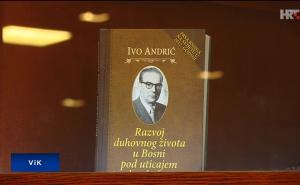Foto: HRT / S pro,mocije knjige Ive Andrića "Ex ponto" u HNK Napredak u Zagrebu