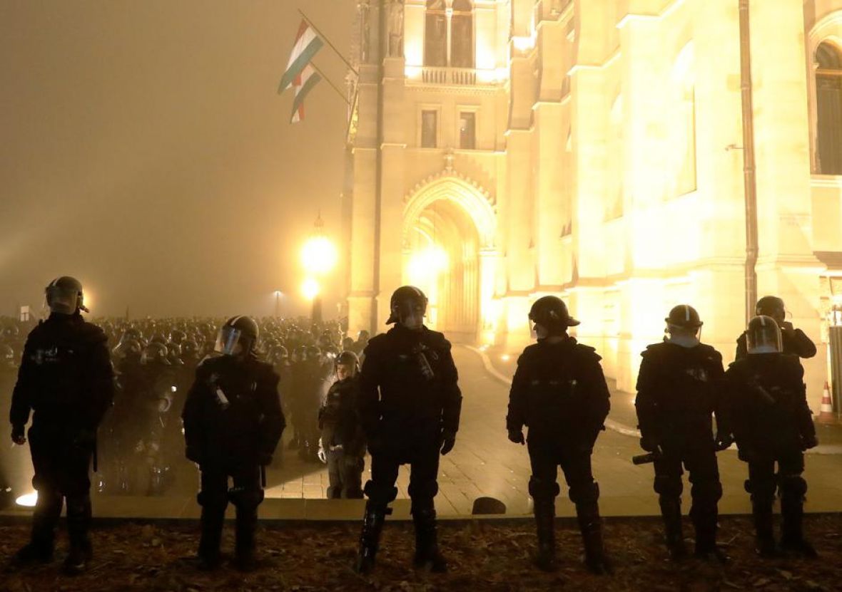 FOTO: BERNADETT SZABO/Protest u Budimpešti