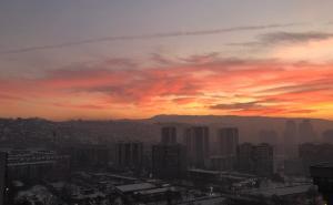 Foto: Radiosarajevo.ba / predivni zalazak sunca nad Sarajevom