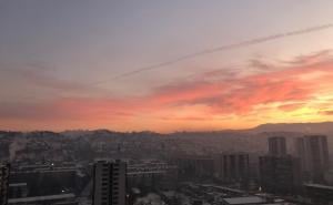 Foto: Radiosarajevo.ba / predivni zalazak sunca nad Sarajevom