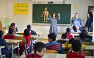 Foto: UNICEF / Djeca migranti i izbjeglice uče bosanski jezik