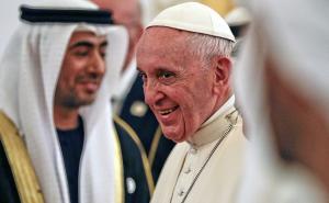 Foto: EPA-EFE / Papa Franjo doputovao je u Ujedinjene Arapske Emirate