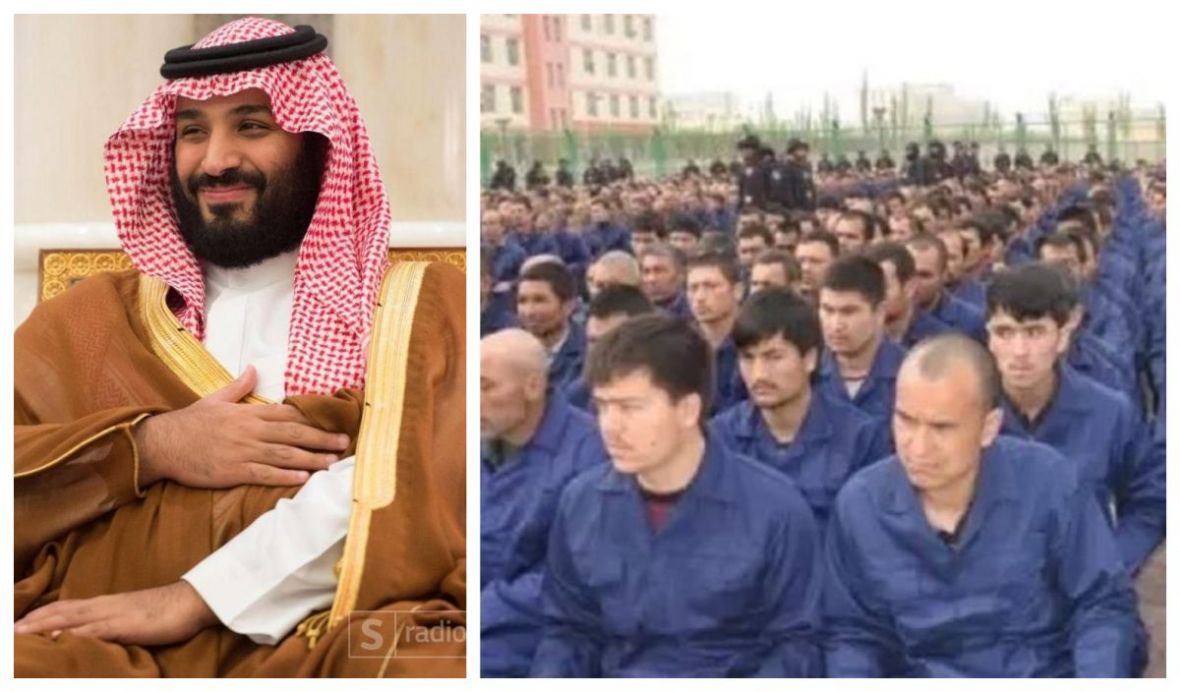 Foto: Collage/Saudijski princ i Ujguri u Kini (Foto: HRW)