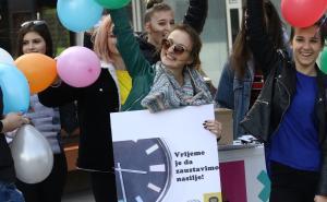 Foto: Dženan Kriještorac / Radiosarajevo.ba / Akcija Asocijacije XY: Stop nasilju prema ženama, djevojkama i djevojčicama
