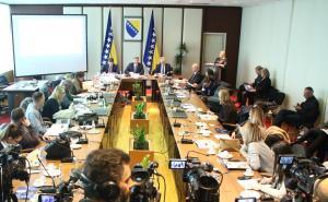 Foto: Dženan Kriještorac / Radiosarajevo.ba / S press konferencije u Vijeću ministara