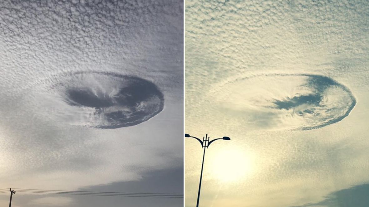 Foto: Twitter/Misteriozna rupa iznad UAE