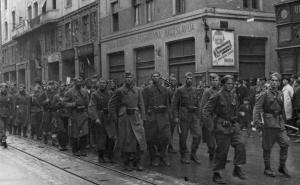 Foto: Wikipedia / Partizani oslobađaju Sarajevo, 1945.