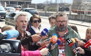 Foto: Dženan Kriještorac / Radiosarajevo.ba / S konferencije za novinare portala Žurnal u vezi napada Huse Ćesira na njihovog fotoreportera Adija Kebu