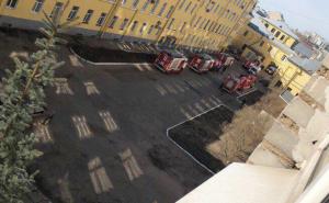 Foto: Piter.tv / Eksplozija se dogodila na teritoriji Vojno-svemirske akademije Možajskog u Sankt Peterburgu