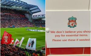 Twitter / Navijačica Liverpoola na Anfieldu zatekla zanimljiv prizor, objavila fotku i oduševila
