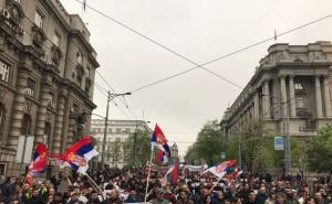 Foto: Twitter Balkan Insight / Održani još jedni protesti opozicije u Beogradu