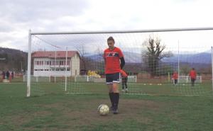 Foto: AA / Ajla Skalić vrijedno trenira nogomet s muškarcima i mašta o ženskoj Bundesligi