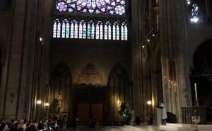 Foto: Twitter / Unutrašnjost Notre Dama prije požara