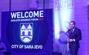 Foto: Dženan Kriještorac / Radiosarajevo.ba / U sarajevskoj Vijećnici večeras je upriličen prijem povodom Sarajevo Business Foruma