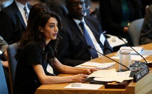 Foto: AA / Amal Clooney u Vijeću sigurnosti UN-a