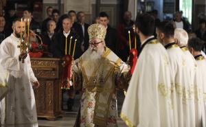 Foto: Anadolija / Sveta liturgija povodom Vaskrsa u Sabornoj crkvi Presvete Bogorodice u Sarajevu
